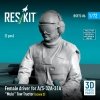 RESKIT RSF72-0086 Female driver for A/S-32A-31A Mule Tow Tractor (scene 2) (1 pcs) (3D Printed) (1/72)